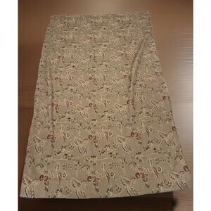 Vintage Tapestry 1 Heavy Panel Drape Textured Jacquard Floral Embroidered 52x85